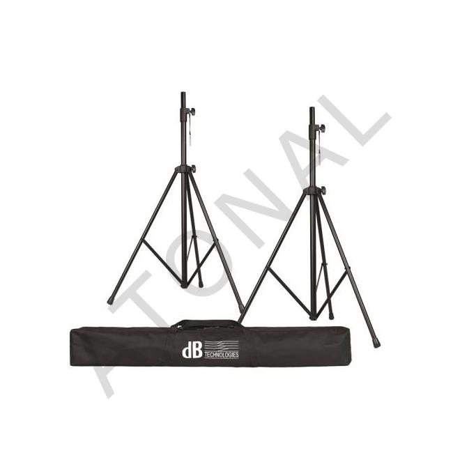 ES 503 KIT, Kit composed by 2 telescopic tripod speaker stands (D25mm)+ bag