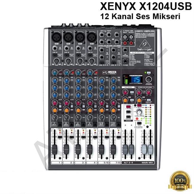  XENYX X1204USB 12 Kanal Ses Mikseri