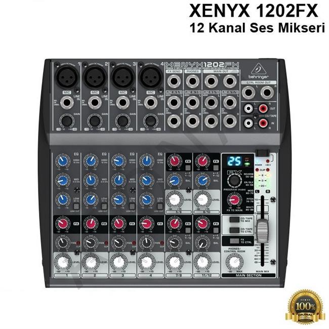 XENYX 1202FX 12 Kanal Ses Mikseri