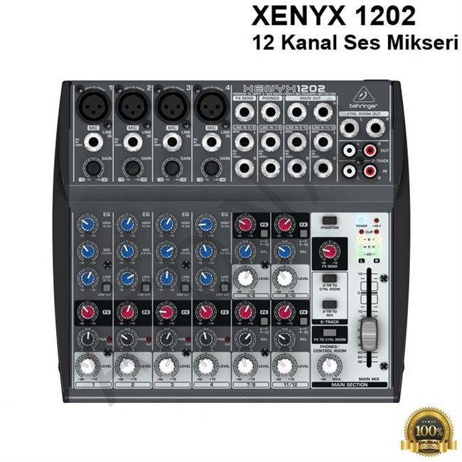 XENYX 1202 12 Kanal Ses Mikseri