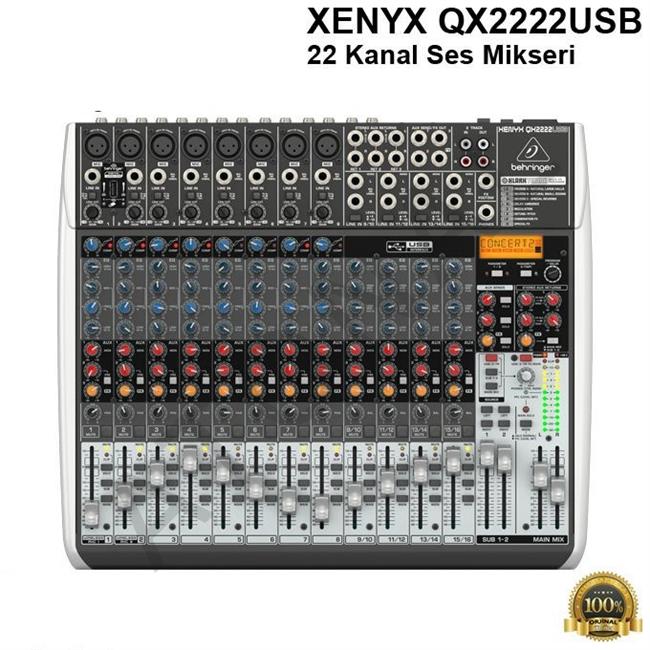 XENYX QX2222USB 22 Kanal Ses Mikseri