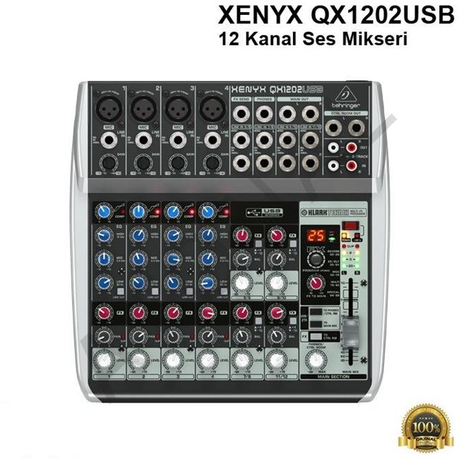  XENYX QX1202USB 12 Kanal Ses Mikseri
