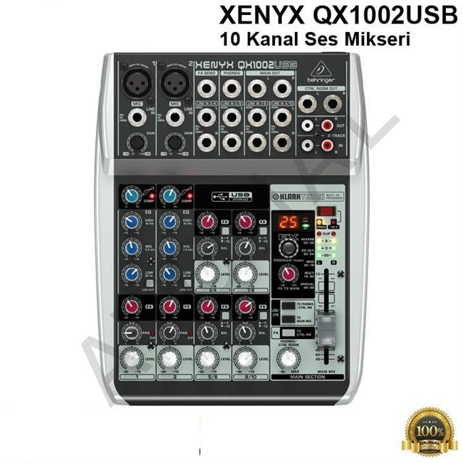 XENYX QX1002USB 10 Kanal Ses Mikseri