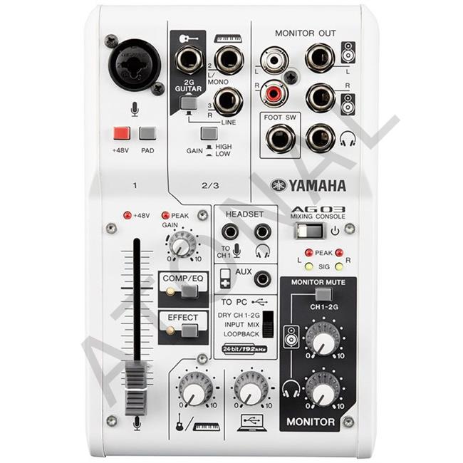  AG03 3 Kanal Usb Analog Mixer