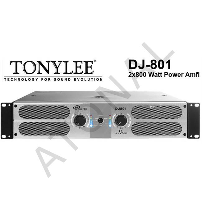 DJ 801, 2x800W Güç Amplifikatörü