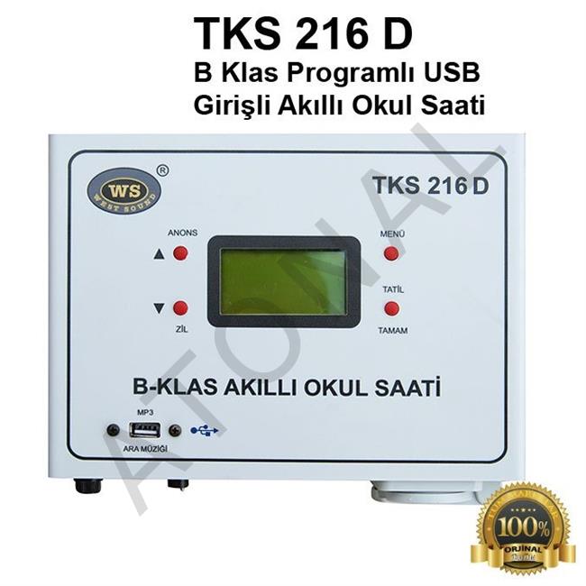 TKS 216 D B Klas Programlı USB Girişli Akıllı Okul Saati