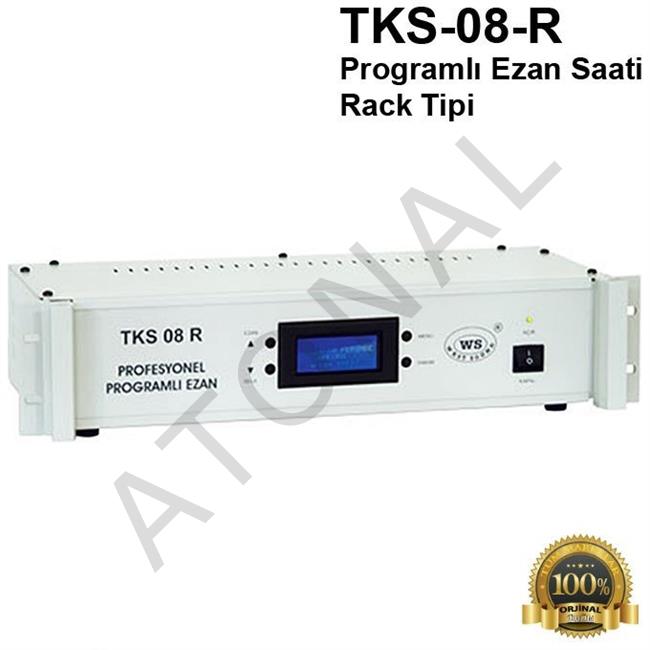  TKS 08 R Programlı Ezan Saati Rack Tipi