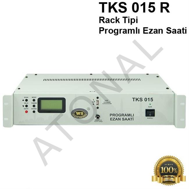 TKS 015 R Rack Tipi Programlı Ezan Saati