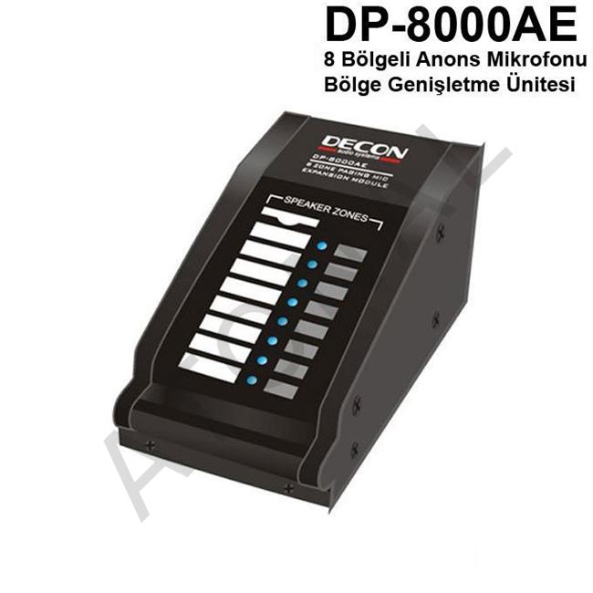 DP-8000AE 8 Bölgeli Anons Mikrofonu Bölge Genişletme Ünitesi