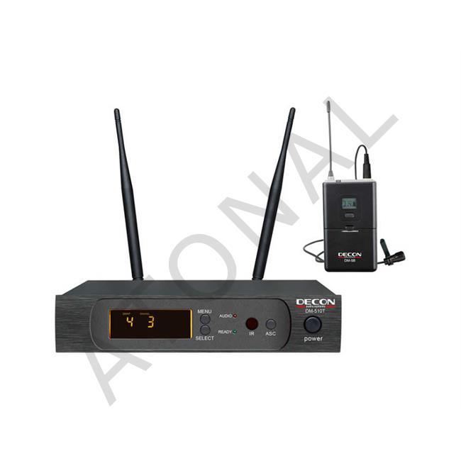  DM 510T Tek Yaka Tipi UHF Telsiz Mikrofon Seti