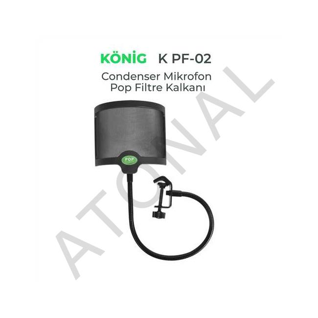 K-PF-02 CONDENSER MİKROFON KALKANI