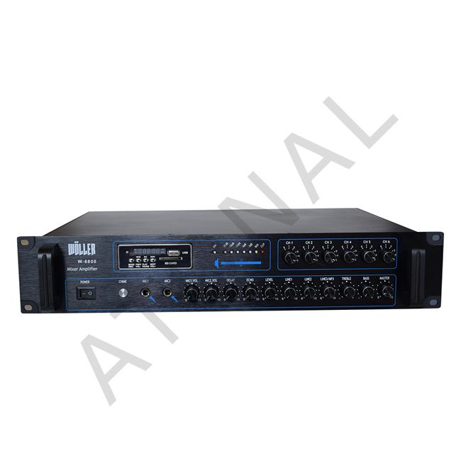 W-6800 6 Bölge Bağımsız Kontrol Amplifikatör