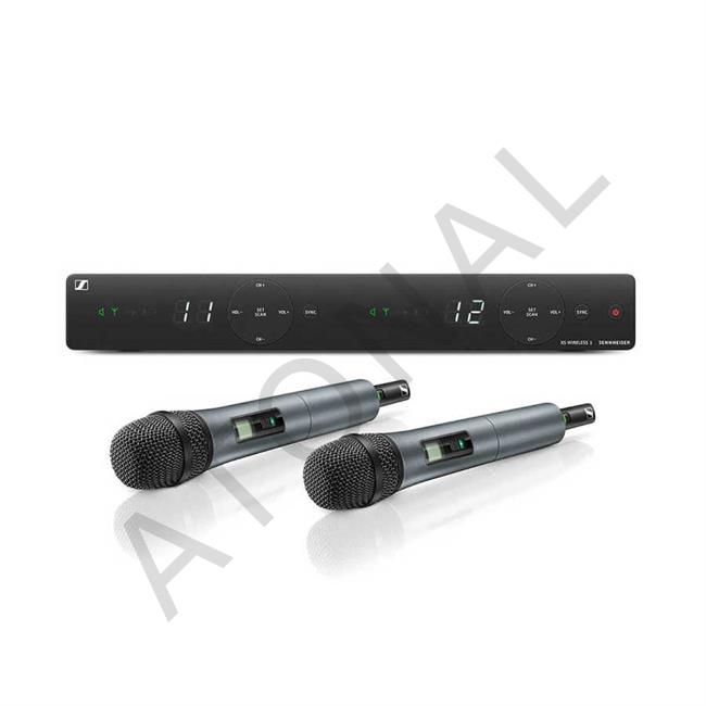 Sennheiser XSW 1-825 DUAL-A Çiftli Kablosuz Vokal Mikrofonu