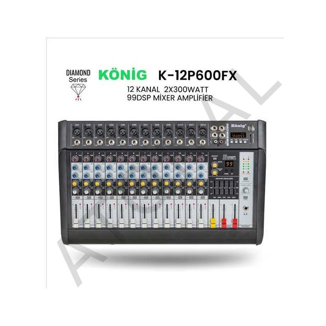 KÖNİG K-12P 600 FX POWER MİXER (DIAMOND)