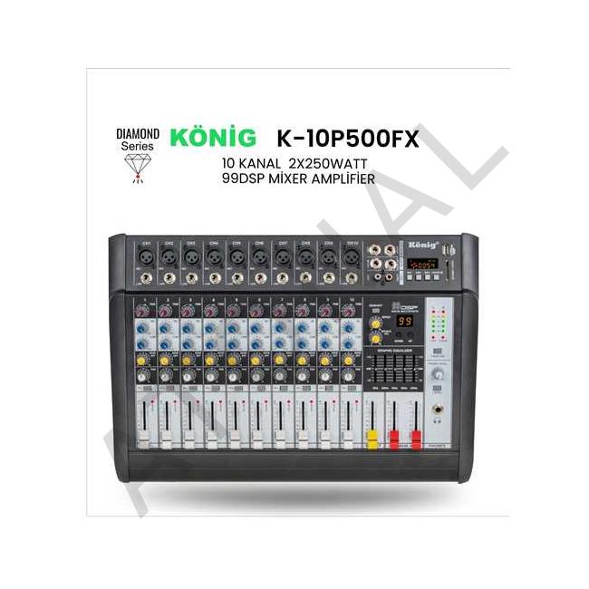 KÖNİG K-10P 500 FX POWER MİXER (DIAMOND)