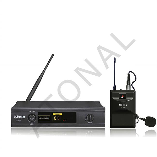 K-401 Wireless Yaka Telsiz Mikrofonu