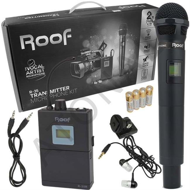 Roof R-35 UHF Telsiz Kamera Mikrofonu Kiti