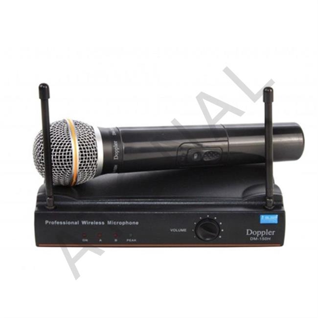DM-150H Çift Anten Tek El UHF Telsiz Mikrofon