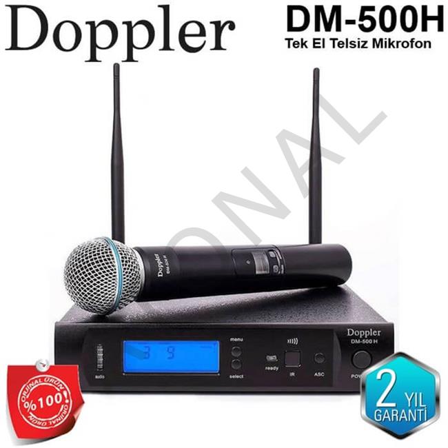 DM-500H Tek El Telsiz Mikrofon