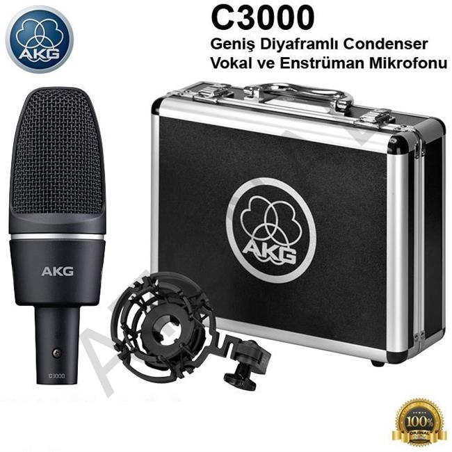 C3000 Vokal ve Enstrüman Mikrofonu