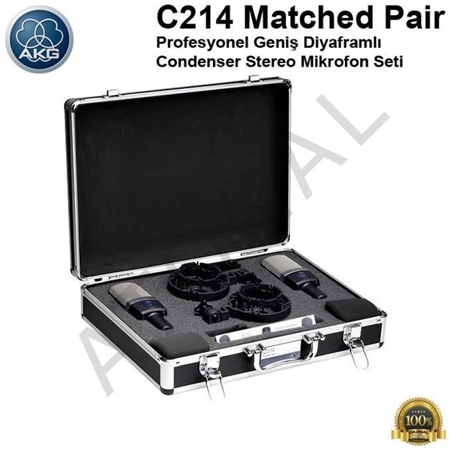  C214 Matched Pair Stereo Mikrofon Set
