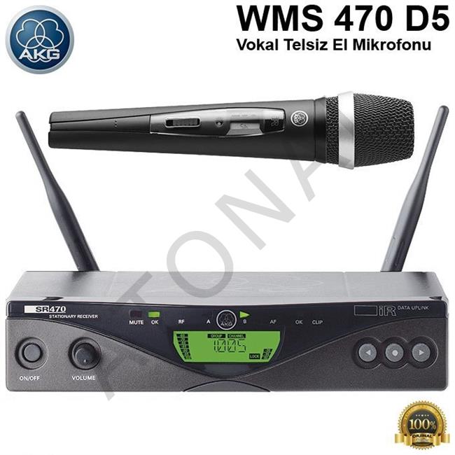 WMS470 D5 SET Band5-A-50MW El Tipi Kablosuz Mikrofon Seti
