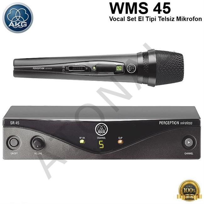 Perception Wireless 45 Vocal Set BD A El Tipi Telsiz Mikrofon